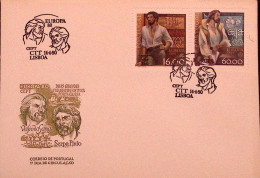 1980-PORTOGALLO EUROPA Serie Cpl. (1466/7) Fdc - FDC