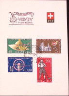 1955-Svizzera SUISSE Festa Vendemmia/Vevey Ann. Spec. (1.8.55) Su Cart. Affr. Pr - Andere & Zonder Classificatie