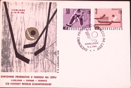 1966-Jugoslavia Camp. Mondiale Hockey Su Ghiaccio Ann. Spec. (3.3) - Autres & Non Classés