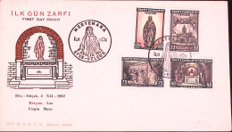1962-TURCHIA Casa Della Vergine A Efeso Serie Cpl. (1630/3) Fdc - Andere & Zonder Classificatie