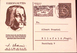 1940-GERMANIA REICH Cartolina Postale P.6 Ulrich V. Hutten Viaggiata - Lettres & Documents