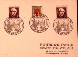 1949-Francia FRANCE Fiera Di Parigi/Filatelia (20.6) Ann. Spec. - 1862 Napoléon III