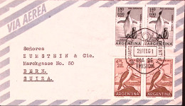 1961-Argentina Pro Infanzia Due Serie Cpl. (636 + PA 82) Su Fdc Viaggiata - FDC
