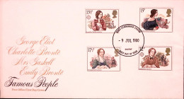 1980-GRAN BRETAGNA Europa 30920 E Anno Donna Serie Cpl. (937/0) Fdc - Brieven En Documenten