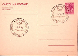 1970-IV CONFERERENZA FUSIONE FISICA PLASMA/ROMA Ann Speciale (4.9) Su Cartolina  - 1961-70: Marcophilia