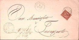 1887-VIGASIO C1+sbarre (9.2) Su Piego Affrancato C.10 - Marcofilie