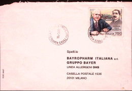 1993-Giornata Filatelia1991 Lire 750 (30920) Isolato Su Busta - 1991-00: Poststempel