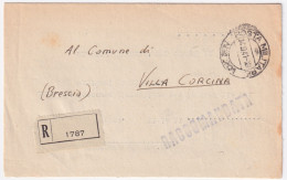1941-Posta Militare/n. 201 C.2 (14.10) Su Piego Raccomandato - Marcophilie