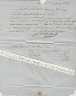 1848 LETTRE Sign. Coste Floret Agde  Sign. FRANC MACONNERIE  Pour Verzanobres Frères Bédarieux V.HISTORIQUE - 1800 – 1899