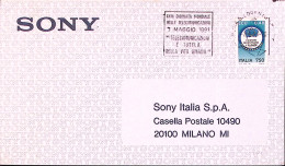 1991-Giovani E Europa Lire 750 (1957) Isolato Su Cartolina Formato Non Normalizz - 1991-00: Poststempel