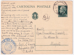 1941-Posta Militare/Nro. 49 C.2 (31.05) E Tondo Ospedale Da Campo 339 Su Cartoli - Marcophilia