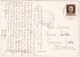 1940-Posta Militare/n. 20 C.2 (1.09) Su Cartolina (Cuneo Giardino Pubblico) - Marcofilie