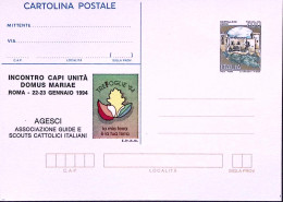 1994-AGESCI INCONTRO DOMUS MARIAE Su Cartolina Postale Lire 700 (Z29) Nuova - 1991-00: Poststempel
