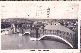 1940-VERONA Ponte Scaligero Viaggiata Verona (20.6) Per Posta Militare Nro 63 (1 - Marcofilie