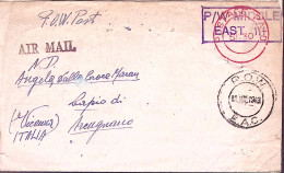 1943-PRIGIONIERI GUERRA In East Africa POW Camp 365/B Su Biglietto Per P.g. Via  - Marcofilie