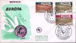 1982-MONACO Europa (5711/3) Su Fdc - FDC