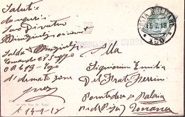 1918-Posta Militare/130 (15.7) Su Cartolina - Marcofilie