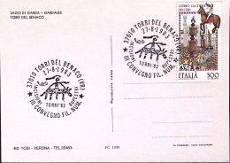 1983-TORRI DEL BENACO INCISIONI RUPESTRI Annullo Speciale (27.8) Su Cartolina - 1981-90: Poststempel