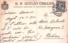1920-R N. GIULIO CESARE Cartolina Viaggiata Napoli (13.2) Con L'intestazione A S - Marcophilie