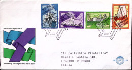 1973-OLANDA NEDERLAND Beneficenza1973 Navigazione Serie Cpl. (978/1) Su Busta Fd - FDC