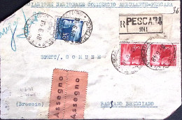 1948-(F=on Piece) Democratica. Lire 30 + Coppia Lire 3 (553+563) Su Frammento Pl - 1946-60: Marcophilia