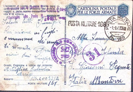 1943-Posta Militare/n.168 C.2 (1.9) E Lineare + Mittente Con FELDPOST 20032/A Su - Marcofilía