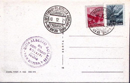 1945-II^SETTIMANA FILATELICA ROMANA/VIII-XIV XII1945 (10.12) Annullo Speciale Su - Expositions