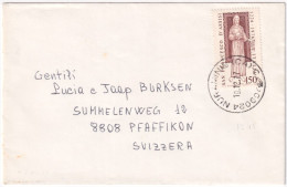 1977-S. FRANCESCO (1343) Isolato Su Partecipazione Nuranimis (19.12) Per La Sviz - 1971-80: Poststempel