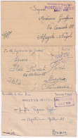 1941-SEI (6) BIGLIETTI FRANCHIGIA Da Prigionieri Di Guerra Italiani In Egitto (C - Marcophilia