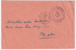 1945-Posta Militare N. 127 C.2 (9.5) Su Busta Di Servizio - Marcofilía