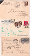 1924-Intestazioni Commerciali Cinque Cartoline Viaggiate Di Verona E Legnago - Marcophilia