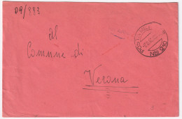 1940-Posta Militare N.ro 210 C.2 (8.8) Su Busta Di Servizio - Marcofilía