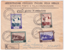 1951-SOMALIA A.F.I.S. Consiglio Territoriale Serie Completa (12/3+PA 12/3) Su Fd - Somalië (AFIS)