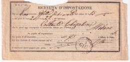 1858-CASTIGLIONE Delle STIVIERE C2 (3.06) Su Ricevuta D Impostazione - Non Classés