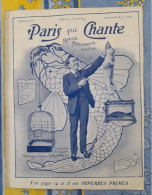 REVUE PARIS QUI CHANTE 1905 N°115 PARTITIONS LA CARPE ET LE LAPIN PAR GALIPAUX - Scores & Partitions