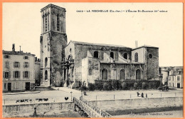 CPA 17 LA ROCHELLE - L'Eglise Saint-Sauveur XVe Siècle (et Séchage Du Linge...) ° Vassellier N° 2602 * St - La Rochelle