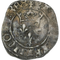 France, Charles VI, Florette, 1417-1422, Atelier Incertain, Billon, TB+ - 1380-1422 Carlos VI El Bien Amado