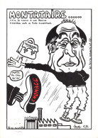 Politique Caricature François Mitterrand Montataire Usinor Illustration Lardie Illustrateur - Satirical