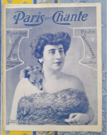 REVUE PARIS QUI CHANTE 1905 N°117 PARTITIONS  BERTHA SYLVAIN - Spartiti
