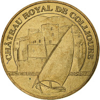 France, Jeton Touristique, Château Royal De Collioure, 2007, MDP, Or Nordique - Other & Unclassified