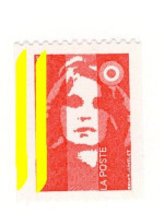 Briat TVP Rouge De Roulette YT 2819f Avec Deux Bandes Phospho à Gauche. Rare, Voir Le Scan. Cote YT : 20 €. - Unused Stamps