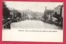 C.P. Charleroi   = Vue  Sur La  Sambre  Prise De La Place  Du  Grand  Central - Charleroi