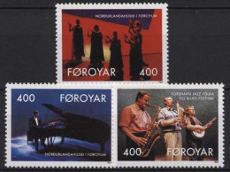 Färöer 1993 10 Jahre Haus Des Nordens Torshavn 243/45 A Postfrisch - Islas Faeroes