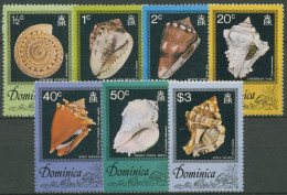 Dominica 1976 Meeresschnecken 517/23 Postfrisch - Dominica (...-1978)