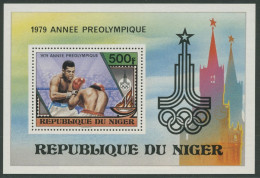 Niger 1979 Vorolympisches Jahr Boxen Block 24 Postfrisch (C27205) - Niger (1960-...)