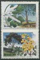 Brasilien 1990 40 Jahre Botanische Gesellschaft Bäume 2340/41 Postfrisch - Unused Stamps