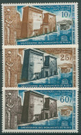 Mauretanien 1964 UNESCO-Kampagne Erhaltung Nubischer Denkmäler 226/28 Postfrisch - Mauritania (1960-...)