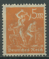 Deutsches Reich 1923 Freim. Arbeiter Auf Kartonpapier 238 Z Postfrisch Geprüft - Unused Stamps