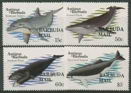 Barbuda 1983 Wale: Finnwal, Grönlandwal 663/66 Postfrisch - Antigua And Barbuda (1981-...)