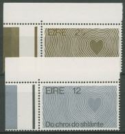 Irland 1972 Welt-Herzmonat 274/75 Ecke Postfrisch - Unused Stamps